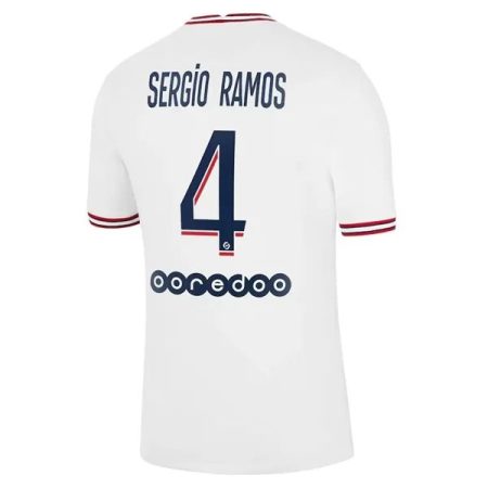 Camisola Paris Saint Germain PSG Fourth Sergio Ramos 4 Principal 2021 2022